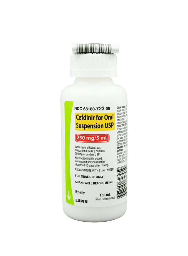Cefdinir for Oral Suspension USP  250 mg5 ml.webp