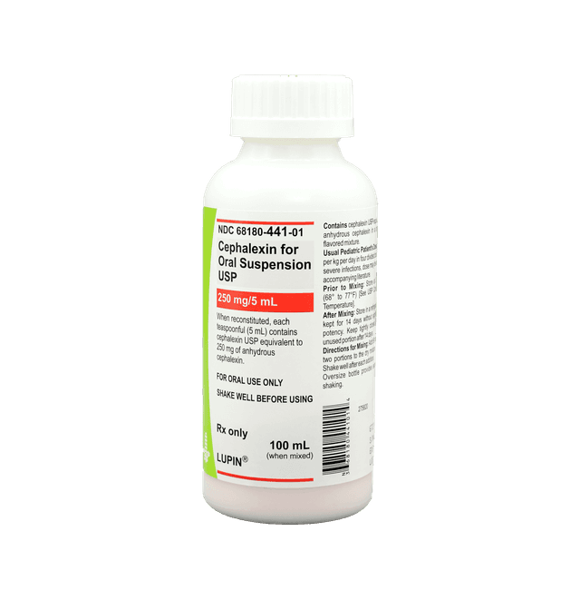 Cephalexin for Oral Suspension USP 250 mg5 mL.webp