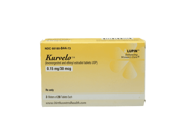 Kurvelo TM (levonorgestrel and ethinyl estradiol tablets USP) 0.15 mg30 mcg.webp