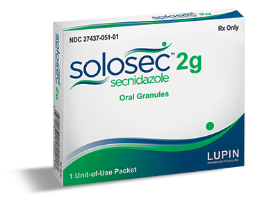 solosec oral granules packaging