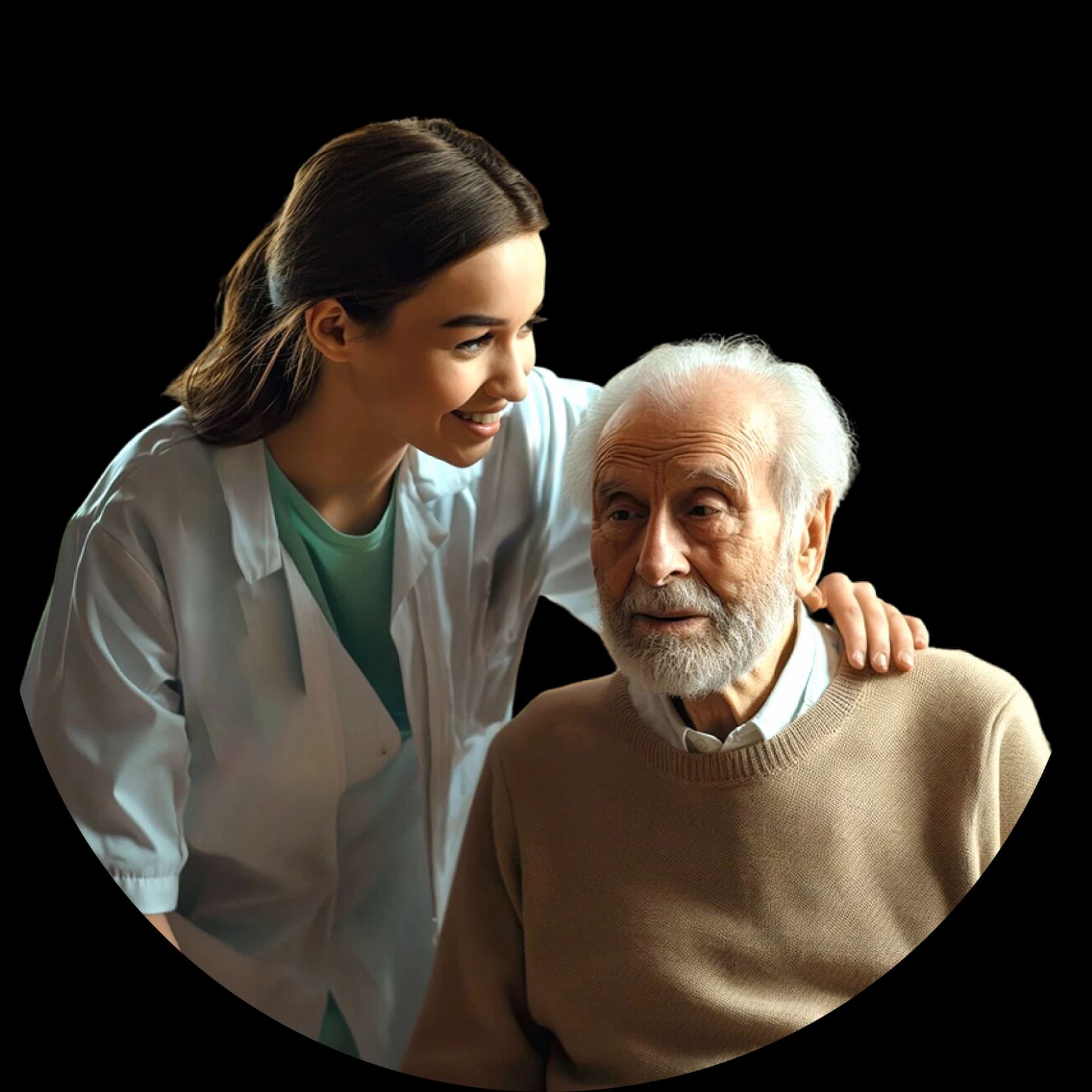 Healthcare Professional with Patient
