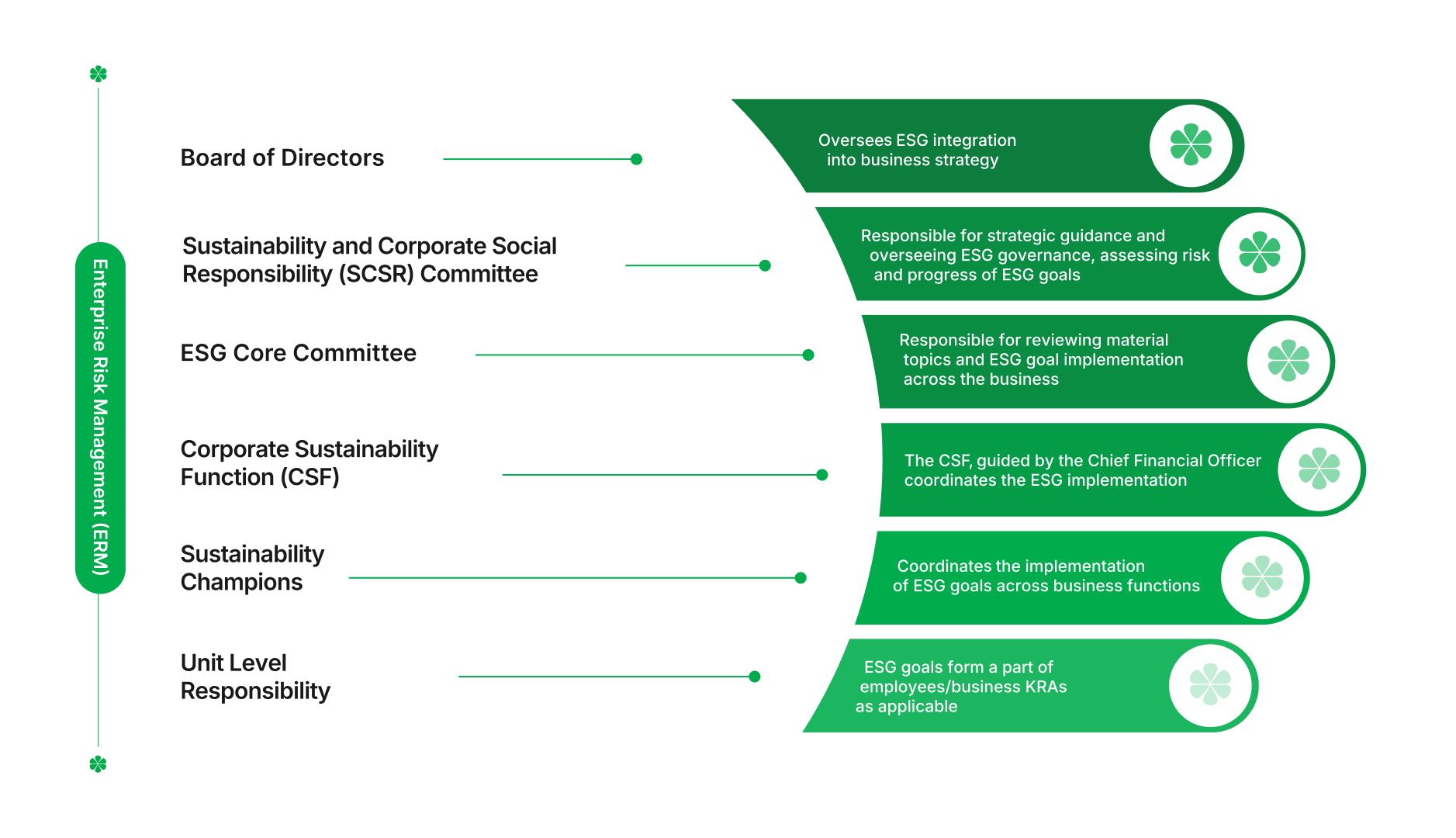 ESG Governance Framework Infographic