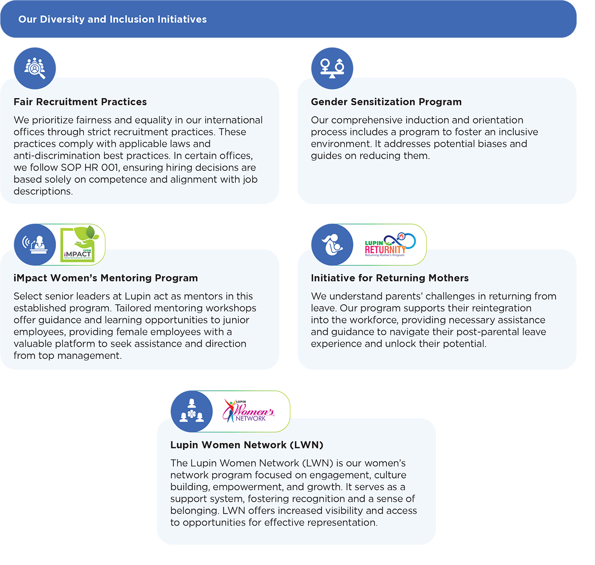 Diversity and Inclusion Initiatives