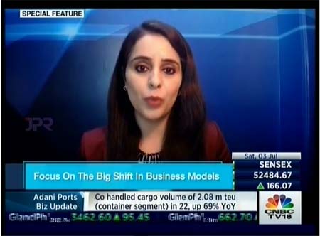 Sreeji Gopinathan on CNBC-TV18 ‘The Digital Blueprint’