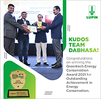 Greentech Enery Conservation Awards 2021 for Outstanding Achievement in Energy Conservation