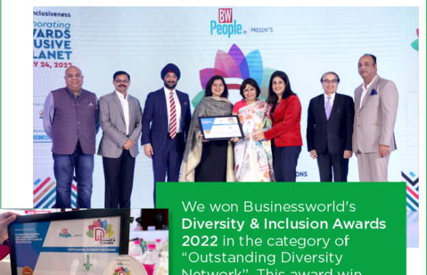 We won Businessworld’s Diversity & Inclusion Awards 2022 in the category of “Outstanding Diversity Network”. This award win recognizes the strong sense of connection and belonging we have at our workplace.