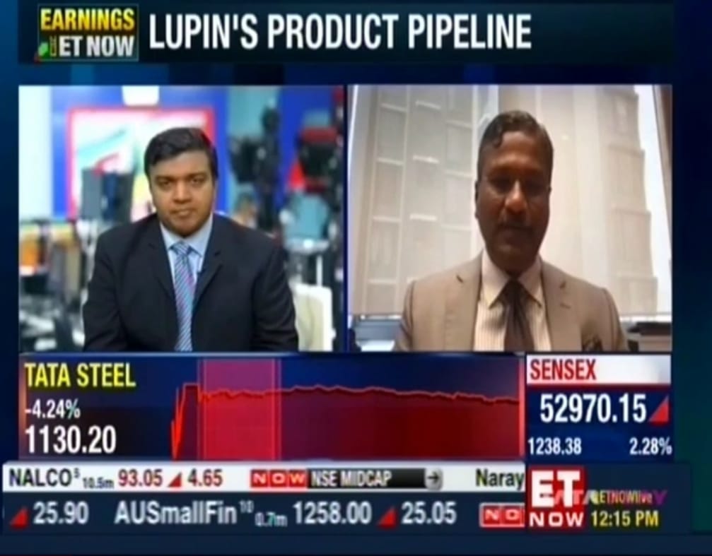 Mr. Ramesh Swaminathan, ED, Global CFO and Head Corporate Affairs, on ET Now, Lupin FY2022 Earnings