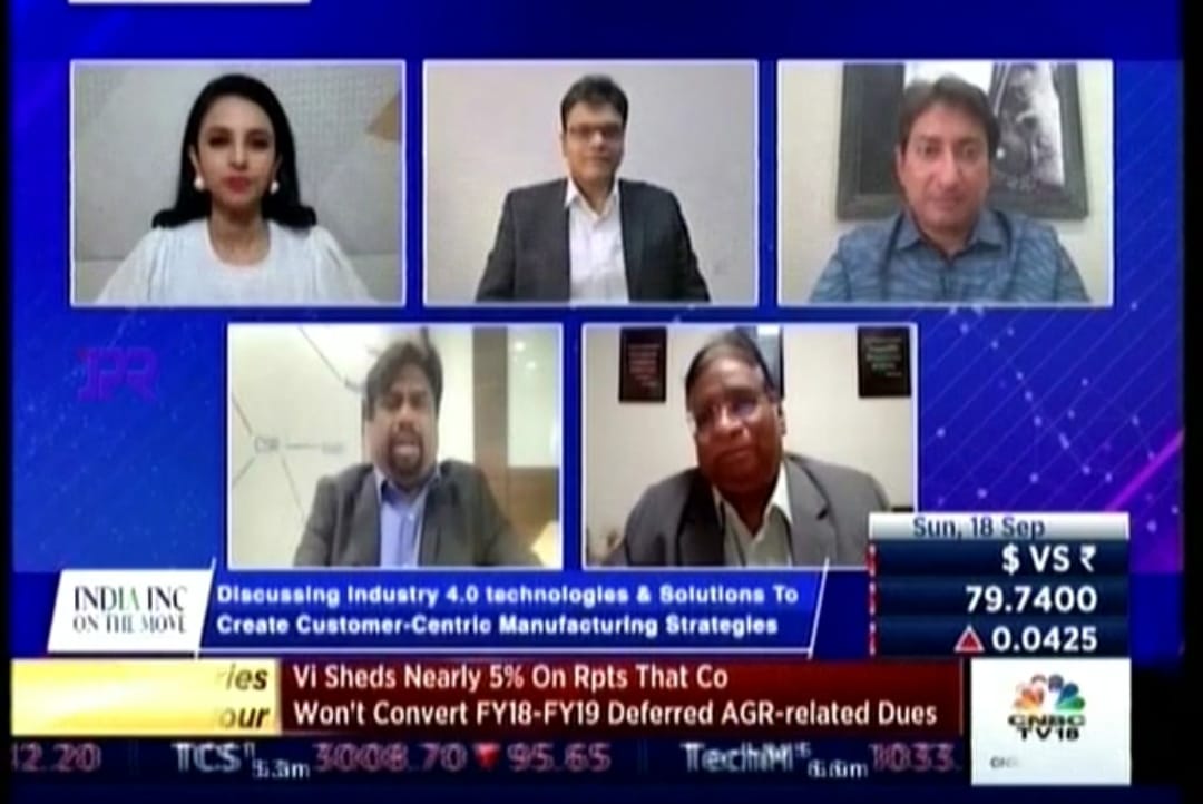 Mr. Rajendra Chunodkar, President Manufacturing Operations, Lupin Limited on CNBC TV18 Special Feature on India Inc On The Move, Smart Manufacturing