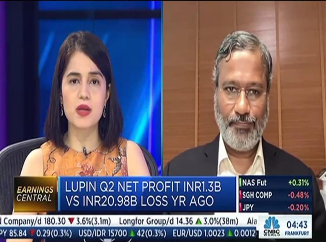 Mr. Ramesh Swaminathan, ED, Global CFO and Head Corporate Affairs, on CNBC International on the Q2 FY2023 Results