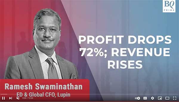 Mr Ramesh Swaminathan, Executive Director, Gobal CFO and Head Corporate Affairs, Lupin with BQ Prime, on the Q3 FY23 earnings