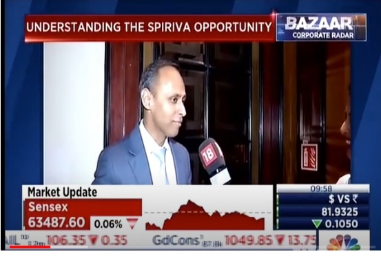 Nilesh Gupta on CNBC TV18 regarding the Spiriva approval