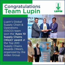 Global Supply Chain & Operations (GSCO) team won the ‘Apex 10 Supply Chains (West)’ award at the Top 200 Supply Chains Awards (West), organized by the Alden Group