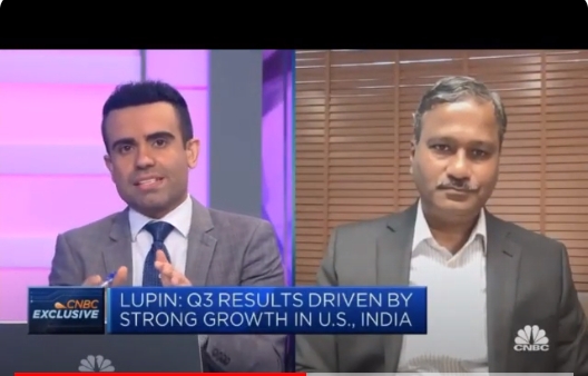 Mr. Ramesh Swaminathan, ED, Global CFO, Lupin with CNBC International – Q1 FY 24 Earnings – 8 Feb 2024