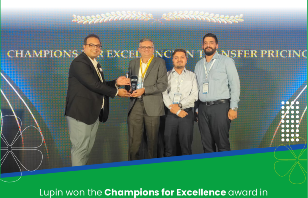 Lupin won the Champions for Excellence award in Transfer Pricing at the 11th Edition of Tax Strategy & Planning Summit & Awards 2025, organized by the UBS Forums.