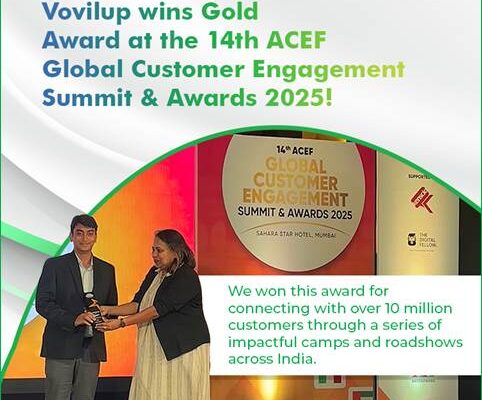 LUPIN  Vovilup wins Gold Award at the 14th ACEF Global Customer Engagement Summit & Awards 2025!