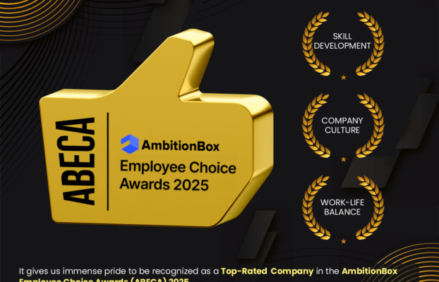 Top-Rated Company in the AmbitionBox Employee Choice Awards (ABECA) 2025.
