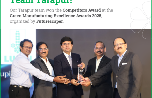 Our Tarapur team won the Competitors Award at the Green Manufacturing Excellence Awards 2025, organized by Futurescaper