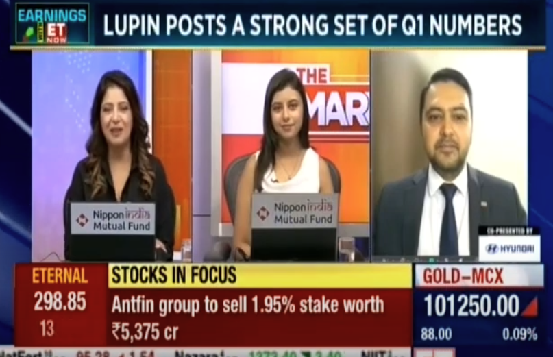 Lupin MD Nilesh Gupta, CEO Vinta Gupta, and Global CFO Ramesh Swaminathan with ET Now – Q1 FY26 earnings, 7th August 2025