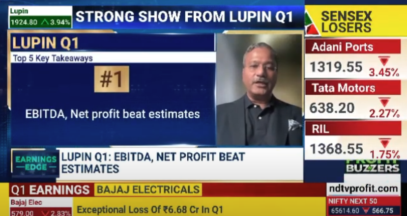 Ramesh Swminathan with NDTV Profit, Q1 FY26 Earnings, 7th August 2025