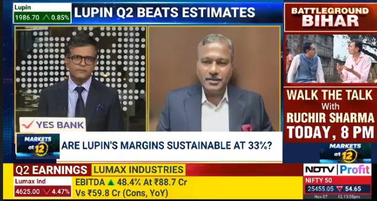 Ramesh Swaminathan with NDTV Profit, Q2 FY26 Earnings, 7th November 2025