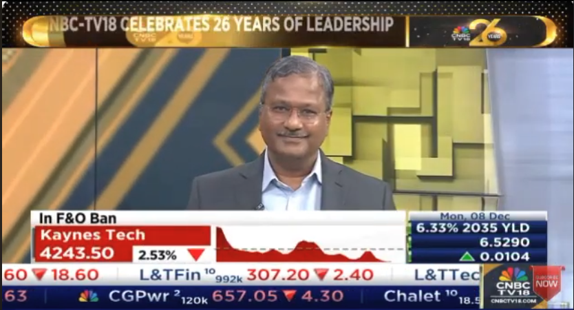 Ramesh Swaminathan in an exclusive interview with CNBC TV18 on their anniversary special episode